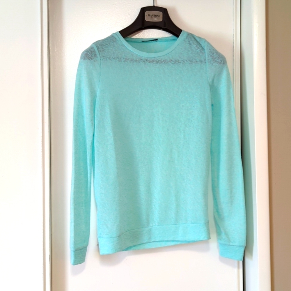 Terranova Turquoise Blouse Size S